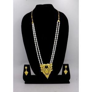 Indian Antique Jewelry Gold Plated Trendy Pure Brass Indian <b>Bridal</b> Wedding Wear Jewelry High Quality Necklace Set - Product Image 5