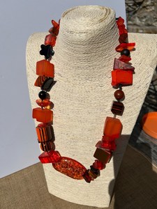<b>Resin</b> Necklace Beads Necklace for Ladies Jewelry Fashion Jewelry Necklaces Collectible Cast Beads Modern <b>Resin</b> <b>craft</b> - Product Image 4
