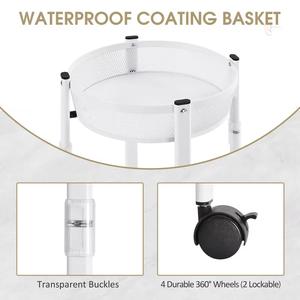 Estante de Almacenamiento Metálico de Alta Resistencia y Durabilidad con Revestimiento Antioxidante, Instalación con Ganchos Ajustables para Uso en la Cocina - Product Image 6