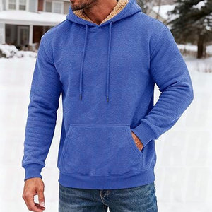 Mens Thick Warm Sherpa Fleece Hoodie Pullover Winter Hooded Sweatshirt Designed For Comfort And Long Lasting Wear DTF Sticker - Product Image 4