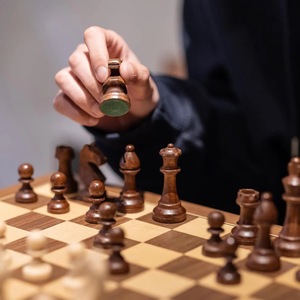 ILAHI's Eco-Friendly Rustic Polished Rectangle <b>Chess</b> <b>Board</b> Game 100% Handmade Pure Wood Animal/Love Style Customized Size <b>Chess</b> - Product Image 4