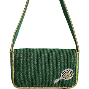 Sacs à bandoulière perlés de qualité supérieure, sacs de soirée brodés tropicaux, principalement utilisés pour transporter les essentiels du soir ou de voyage. - Product Image 4