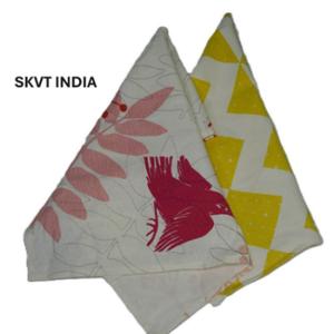 Serviette de cuisine en coton biologique 100% de haute qualité, imprimée à l'écran, avec logo personnalisé, écologique, réutilisable, lavable à la main - Product Image 6