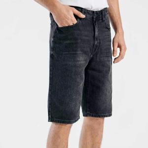 Shorts de mezclilla rasgados estilo casual para hombre, con elasticidad media, estilo urbano, para verano, tipo bermuda. - Product Image 5
