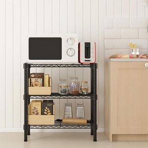 Scaffale in Ferro Nero 350*600*850 con 3 Ripiani Rivestiti in Plastica, Scaffali e Unità di Stoccaggio - Product Image 1