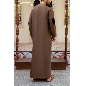 <b>Men</b> Juba Traditional Muslim Long Robe Clothing Comfortable Islamic Wear Modest Loose Fit Breathable Fabric - Product Image 2
