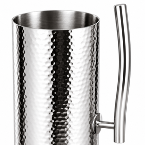 Jarra de Acero Inoxidable Martillada para Bebidas - Product Image 1