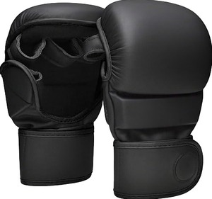 ถุงมือ MMA หนังแท้ ออกแบบตามสั่ง คุณภาพสูงระดับมืออาชีพ สายรัดปรับได้ สำหรับฝึกซ้อมและแข่งขัน MMA - Product Image 1