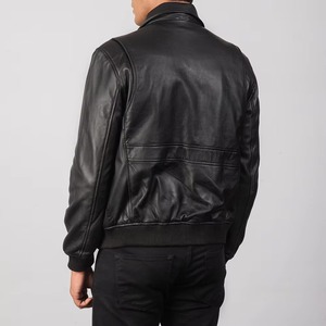 Veste en cuir pour homme, nouvelle mode, coupe-vent, très tendance - Product Image 6