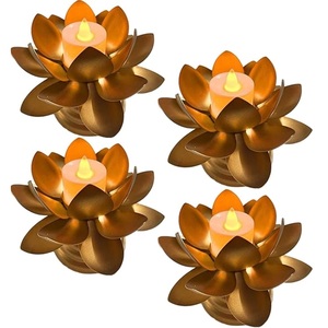 Best Selling Home Decorative <b>Large</b> T-Light Holder Handmade Customized Antique Coated Iron Metal Waterproof for Diwali - Product Image 1