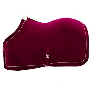 Couverture de participation d'été pour chevaux Tapis d'hiver en velours avec coquille en tissu maillé imperméable remplie de coton et de polaire - Product Image 6