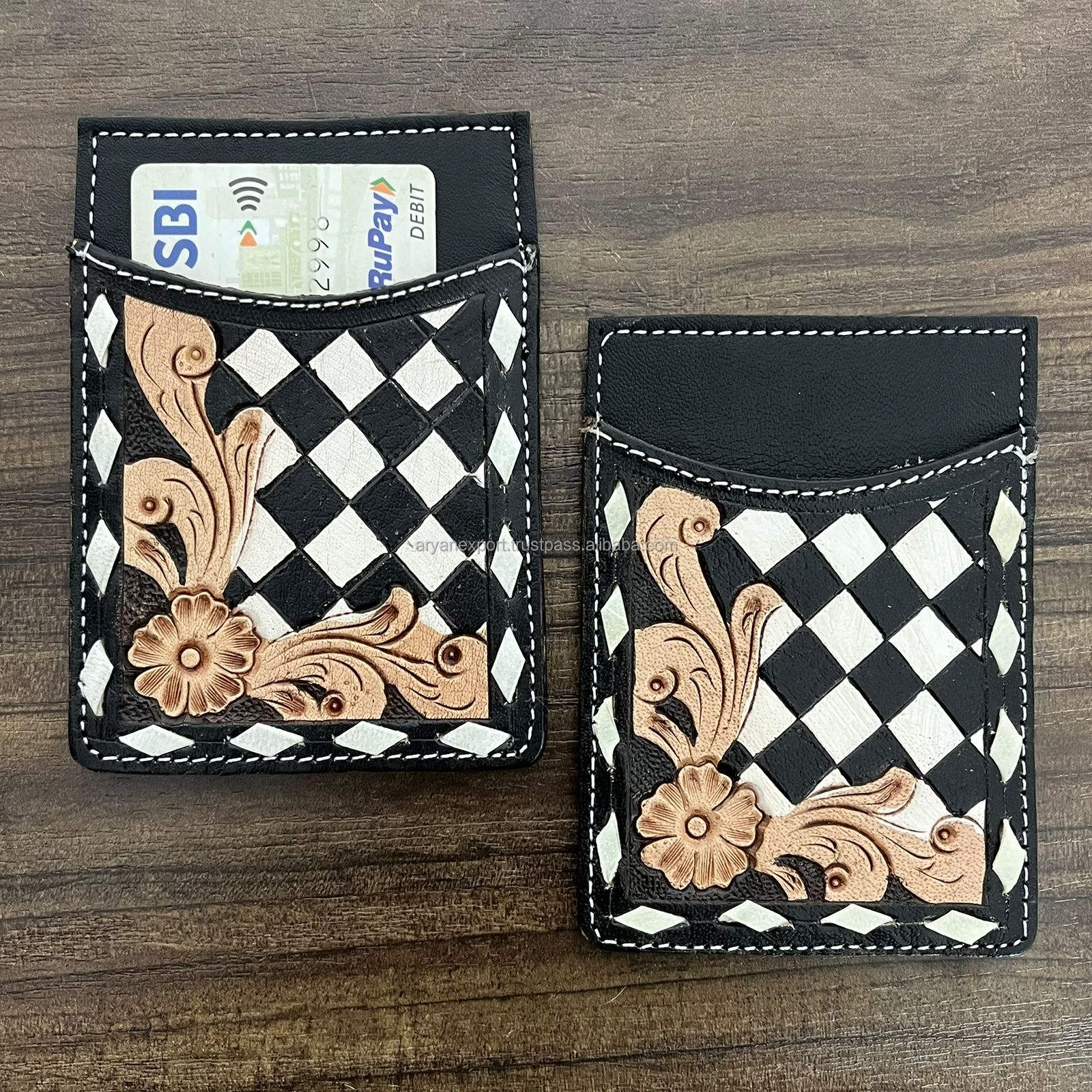 White & Black Checkered