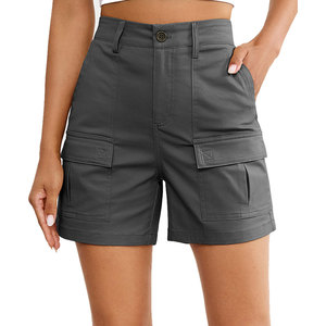 Shorts cargo taille haute pour femmes, respirants, de haute qualité, séchage rapide, style tendance, plusieurs poches, vêtements d'été - Product Image 4