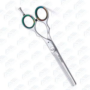 Tijeras de peluquería de 6.0 pulgadas para cortar y entresacar, con logotipo personalizado, instrumentos de belleza, entresacado y mezcla de 30 dientes - Product Image 4