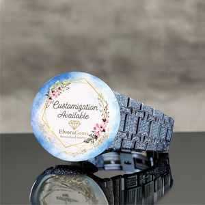 Reloj Personalizado con Diamantes de Imitación VVS de Alta Calidad, Resistente al Agua, Mecánico Automático, de Acero Inoxidable para Hombre - Product Image 1