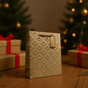 Borsa Regalo ILAN 32x26x10cm, Dimensione Media, Confezione Regalo con Motivo Decorativo - Product Image 2