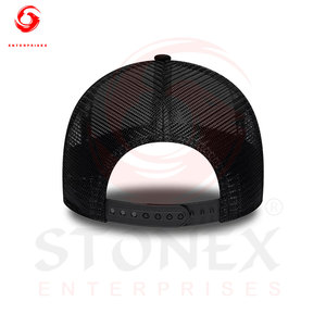 Casquette de baseball personnalisée en toile respirante 100% coton avec broderie 3D de haute qualité, style trucker vintage à bordure vieillie - Product Image 5
