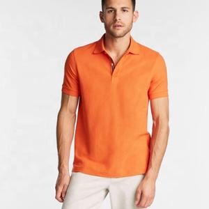 Summer New Golf Shirt Cotton Jersey Golf Mens Short Sleeve Customized Outdoor Polo Shirts - Product Image 1