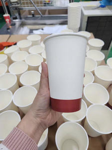 Vasos de Papel Biodegradables Vietnamitas Desechables de 4-20 oz, de Pared Simple/Doble/Ondulada, con Tapa, para Café y Jugos - Product Image 5