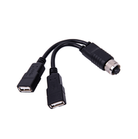 Conector PCB de ángulo recto M12