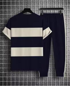 Winter autumn new <b>long</b>-sleeved trousers <b>men's</b> two-piece overalls set solid <b>cardigan</b> and shirt - Product Image 2