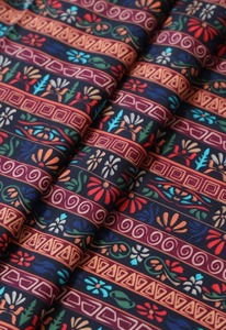 Tela de Poliéster Estampada con Diseños Vibrantes y Detallados, Buena Resistencia del Color, Duradera, para Prendas de Moda, Vestidos, Camisas, Bufandas, Bolsos, Venta al Por Mayor - Product Image 5
