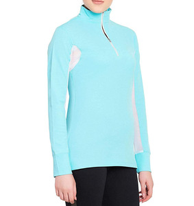 Camisa de Equitación Personalizada Premium Casual Sólida con Bordado Frontal Transpirable Resistente al Agua Antiarrugas para Mujer, Top de Competición - Product Image 2