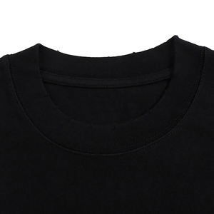 T-shirt japonais 260g épais pour homme, en coton, à manches courtes, col rond, coupe ample, blanc uni, pour club et gym - Product Image 3