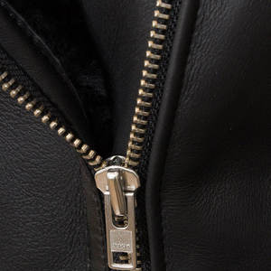 Veste en cuir d'agneau de haute qualité pour femmes, écologique, avec poches zippées, respirante, service de personnalisation du logo OEM - Product Image 5