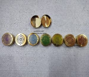 Cajas de joyería de latón, siete chakras - Product Image 1