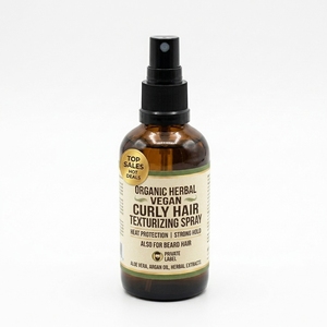 Spray Texturizador para Cabello Rizado Vegano a Base de Hierbas Orgánicas, Protección Contra el Calor, Fijación Fuerte para Barba y Cabello - Marca Privada - Product Image 1