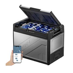 Refrigerador Portátil BougeRV Rocky de 12 Voltios, Nevera/Congelador para Auto de Doble Zona de 69 Cuartos, Enfriador con Compresor 12/24V DC, 110~240V AC - Product Image 1