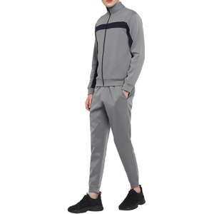 OEM Service Plain Breathable Slim Fit Low Prices New Arrival Men <b>Tracksuit</b> Causal Wear Long Sleeve Solid Color Men <b>Tracksuits</b> - Product Image 2