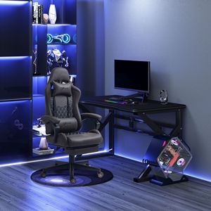 Sedia da Ufficio Ergonomica Marrone con Schienale Alto, Girevole e Reclinabile, Supporto Lombare, Certificata BIFMA, Poltrona Direzionale in Legno - Product Image 2