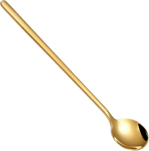 Cuillères à café 6,7 pouces, cuillère à expresso, cuillère à thé en acier inoxydable à long manche, cuillère à café en métal de qualité supérieure pour mélanger le café - Product Image 1