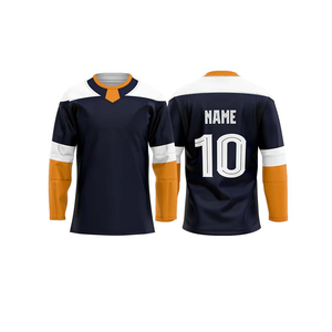 Maillots de hockey personnalisés avec impression de logo par sublimation, uniformes sportifs OEM de haute qualité pour jeunes et adultes, prix abordable, vêtements de hockey sur glace - Product Image 5