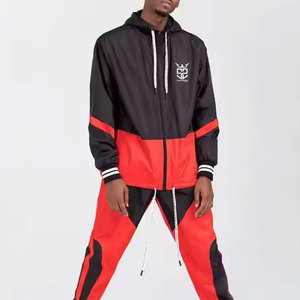 Trajes cortavientos de alta calidad en colores personalizados para hombre, cómodos, económicos, al por mayor. - Product Image 4