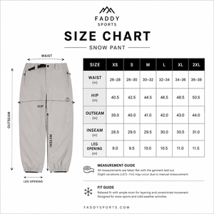 Pantalon de snowboard imperméable coupe-vent thermique unisexe pour sports d'hiver en plein air, respirant, pour la montagne et le snowboard - Product Image 6