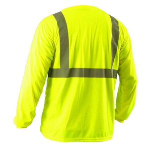 Camiseta de Trabajo de Alta Visibilidad con Reflectores, Ropa de Trabajo OEM al Por Mayor - Product Image 5