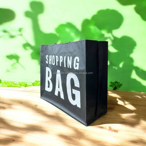 Bolsa de compras de hombro personalizada tejida de PP expandible reutilizable de tamaño mediano y grande, laminación mate fabricada en Vietnam compatible con OEM - Product Image 6