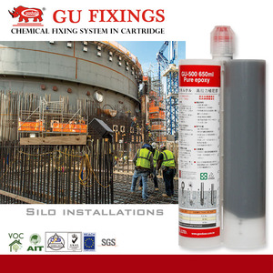 Adhesivo Epóxico Profesional de Dos Componentes de 650 ml, Sin Contracción, Alto Contenido de Sólidos, Curado Lento para Construcción de Hormigón Estructural - Product Image 5