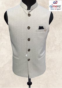 Men <b>Waistcoat</b> Stylish Partywear Formal Outfit for Wedding Party Office Wear Comfortable Fit Daily Use - Product Image 2