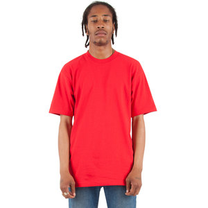 Camiseta de algodón grueso de alta densidad de 7.5 oz para hombre, cuello redondo, estampada en serigrafía, corte holgado, venta al por mayor, personalizable - Product Image 4
