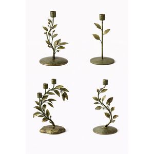 Antique Bronze Metal Leaf Candle Holder Decorative Tree <b>Branch</b> Taper Candlestick Wholesale Vintage Handcrafted Table Centerpiece - Product Image 5