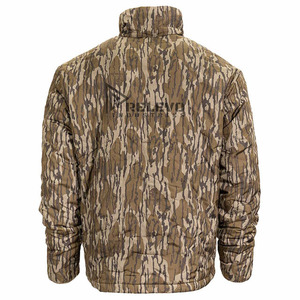 Custom Men's Camouflage <b>Fleece</b> <b>Jacket</b> Stand Collar Zipper Closure Windproof <b>Thick</b> Polyester Winter Outdoor Casual Wear - Product Image 5