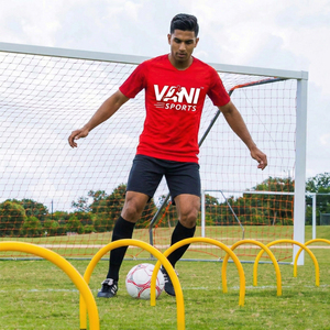 อุปกรณ์ฝึกซ้อมฟุตบอลแบบพกพา Soccer Passing Arc สำหรับฝึกส่งบอลและการควบคุมลูกบอล ผู้ผลิตอุปกรณ์ฝึกซ้อมฟุตบอล - Product Image 3