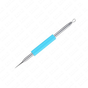 Herramienta para Eliminar Puntos Negros y Blancos de Acero Inoxidable Negro, Diseño Único, Extractor de Acné y Espinillas para el Cuidado Facial de la Piel - Product Image 5