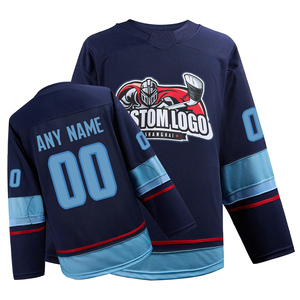 Camiseta de Hockey sobre Hielo, Camisetas de Práctica Personalizadas, Camiseta de Hockey Bordada, Ropa de Hockey sobre Hielo - Product Image 1