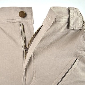Pantalones Cargo Color Caqui para Hombre, con Múltiples Bolsillos, Cintura Elástica, Ligeros, Estilo Workwear, Corte Recto, para Verano - Product Image 6
