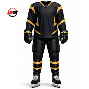 Conjunto de Uniforme de Hockey sobre Hielo Profesional Personalizado, Transpirable, de Malla, Uniforme de Juego en Equipo, Impresión por Sublimación, OEM, ODM, Venta al Por Mayor - Product Image 2